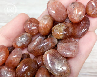 A Grade African Sunstone Tumbled Crystal