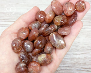 A Grade African Sunstone Tumbled Crystal