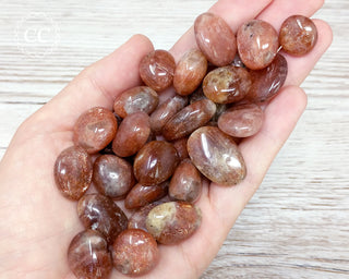 A Grade African Sunstone Tumbled Crystal