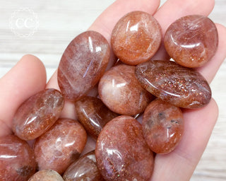 A Grade African Sunstone Tumbled Crystal