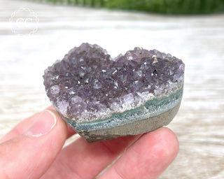 Amethyst Cluster Heart #5