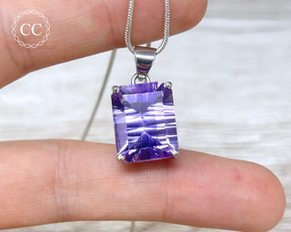 Amethyst Silver Necklace #1