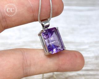 Amethyst Silver Necklace #1