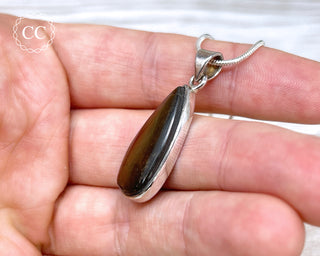 Ammolite Silver Necklace #1