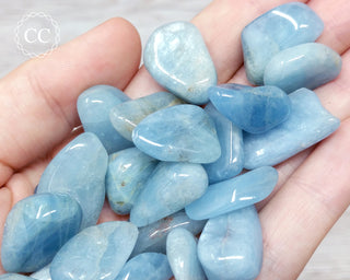 Small Aquamarine Tumbled Crystal