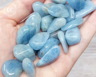 Small Aquamarine Tumbled Crystal