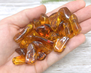 Baltic Amber Tumbled Crystal