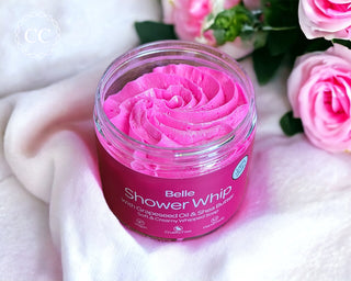 Belle Whipped Soap open