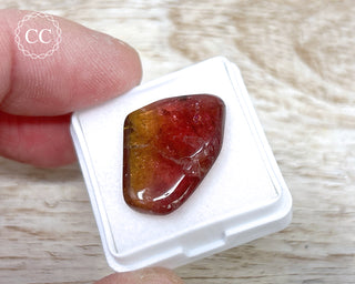 Bi Colour Tourmaline Polished #35