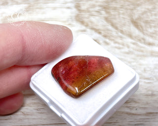 Bi Colour Tourmaline Polished #35