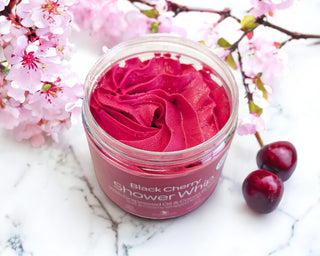 Black Cherry Whipped Soap Shower Whip Pot