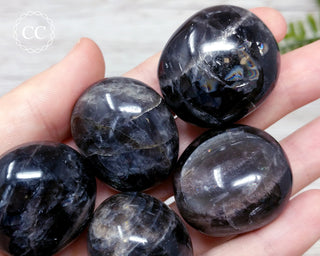 Large Black Moonstone Pebble