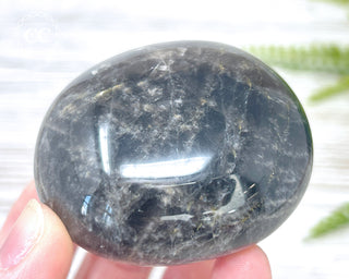 Black Moonstone Chunky Palm Stone #2