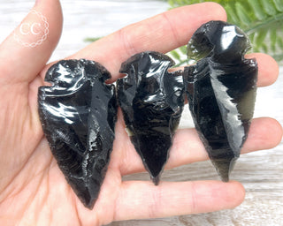 Black Obsidian Arrowhead
