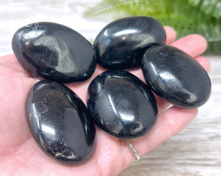 Black Tourmaline Chunky Palm Stone