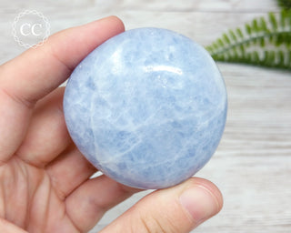 Blue Calcite Chunky Palmstone #4