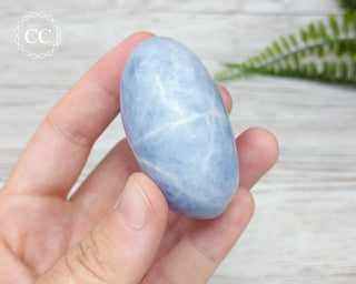 Blue Calcite Chunky Palmstone #4