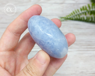 Blue Calcite Chunky Palmstone #4