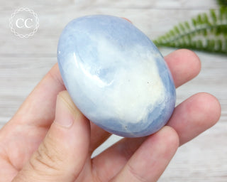 Blue Calcite Chunky Palmstone #4