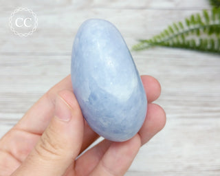 Blue Calcite Chunky Palmstone #1