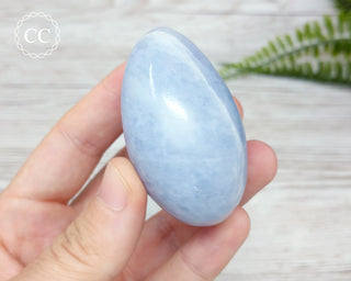 Blue Calcite Chunky Palmstone #1