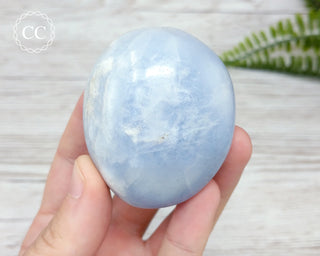 Blue Calcite Chunky Palmstone #2