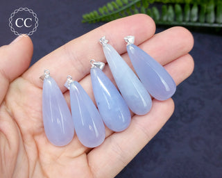 Blue Chalcedony Pendant