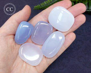 Blue Chalcedony Tumbled Crystal