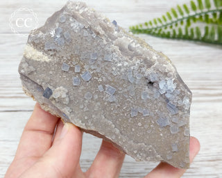 Blue Cubic Fluorite New Mexico #17