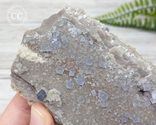 Blue Cubic Fluorite New Mexico #17