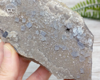 Blue Cubic Fluorite New Mexico #17