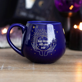 Blue Colour Change Fortune Telling Mug