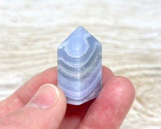 Blue Lace Agate Small Tower #5