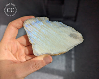 Blue Moonstone Slice #3
