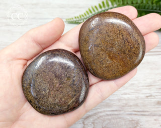 Bronzite Palm Stone