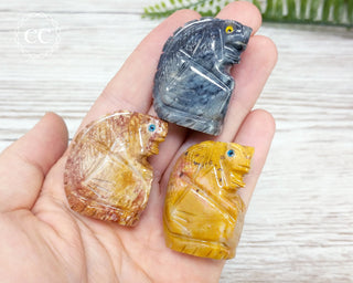 Soapstone Lizard on a Rock