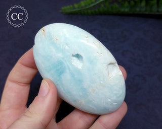 Caribbean Calcite Large Palmstone #2