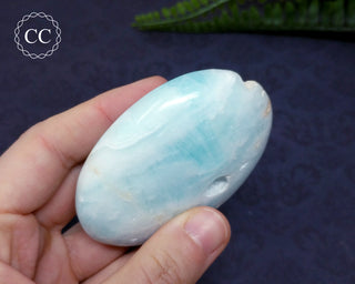 Caribbean Calcite Large Palmstone #2
