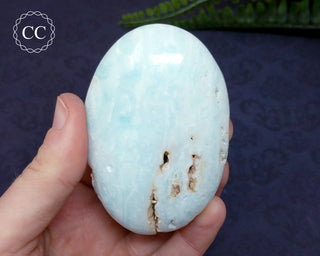 Caribbean Calcite Large Palmstone #3