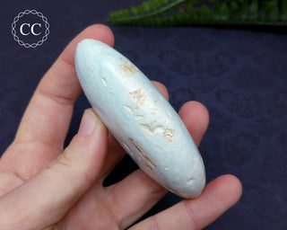 Caribbean Calcite Large Palmstone #3