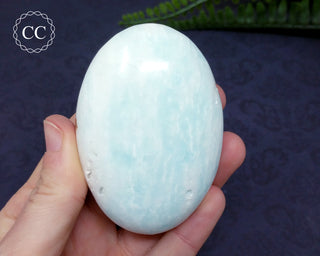 Caribbean Calcite Large Palmstone #4