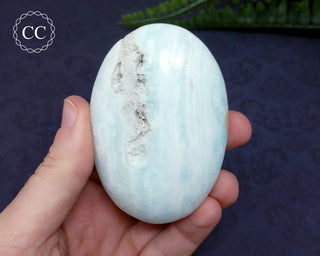 Caribbean Calcite Large Palmstone #1
