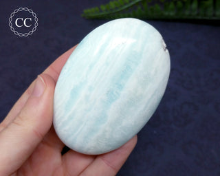 Caribbean Calcite Large Palmstone #1
