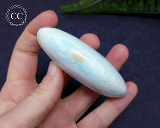 Caribbean Calcite Large Palmstone #1