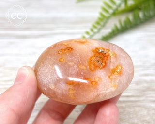 Carnelian Chunky Palm Stone #1