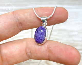 Charoite Silver Necklace #1