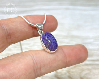Charoite Silver Necklace #1