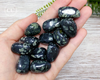 Chinese Writing Stone Tumbled Crystal