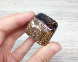 Chocolate Calcite Tumbled Crystal