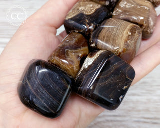 Chocolate Calcite Tumbled Crystal